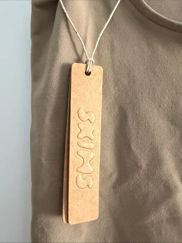 Skims Scoop Neck Tan Bodysuit - Image 3