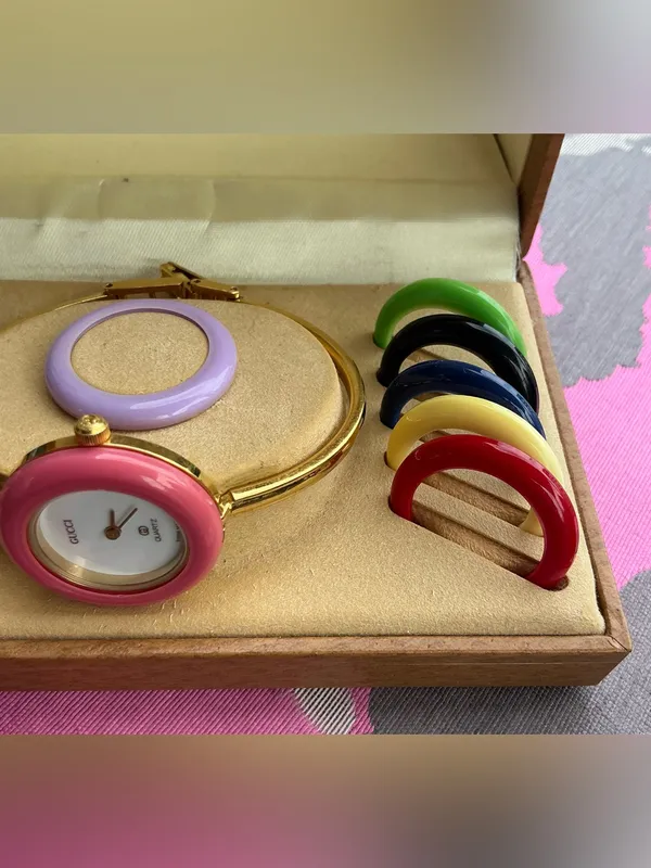 Dressy GUCCI interchangeable bezel watch set ❤️‍🔥❤️‍🔥❤️‍🔥 - Image 11