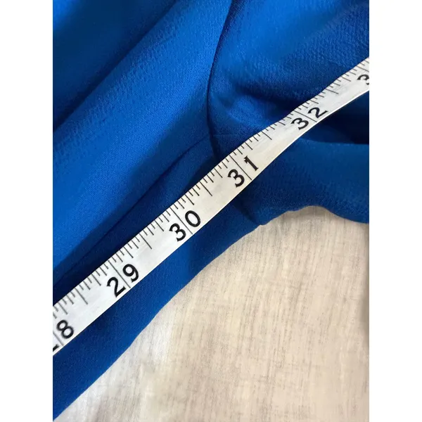 Wilfred Aritzia The Effortless Pant 2 Blue Crepette Pleated Wide Leg - Image 7