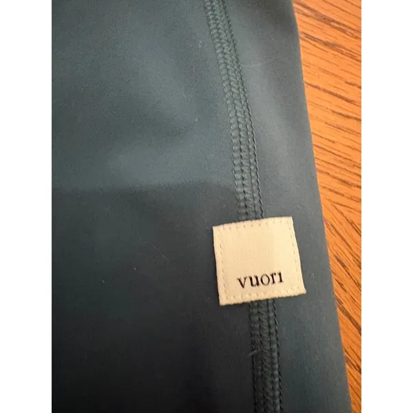 Vuori Daily Jogger Women XL Teal Green High Rise Athletic Performance Pants - Image 4