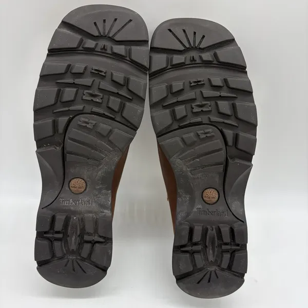 Timberland Womens 6 Shoe Slip On Mule Slide Brown Leather Casual Comfort‎ Heel - Image 6