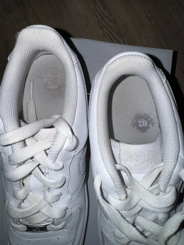 All White Nike Air Force 1 - Image 7
