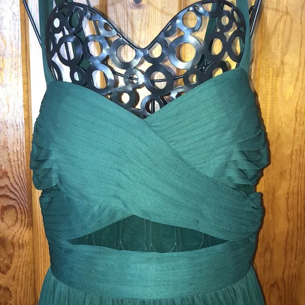Birdy grey ELSYE DRESS MESH EMERALD bridesmaids dress size medium green wedding - Image 11