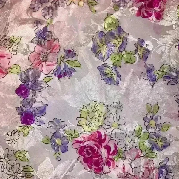 VICTORIA'S SECRET Vintage Gold Label mini slip dress floral lace nightgown EUC - Image 6