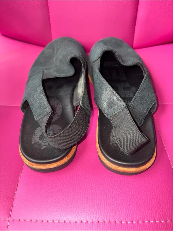 Sorel Ella Slingback Slip-On Slides Black Size 8.5 - Image 4