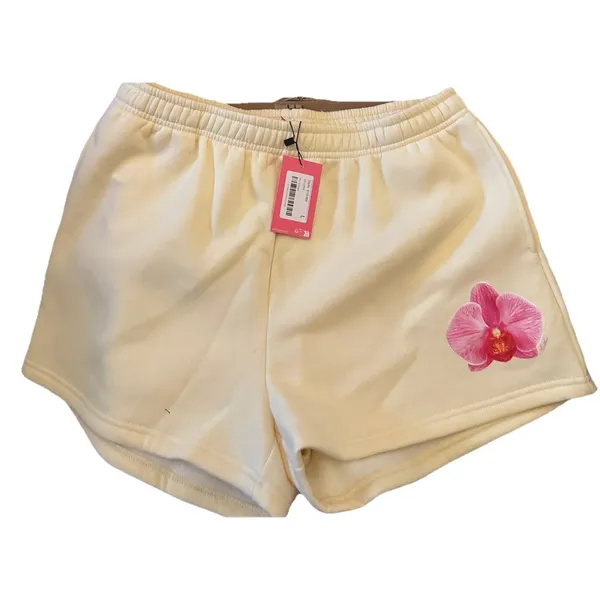 Edikted Orchid Babe Sweat Shorts Large NWT - Image 2