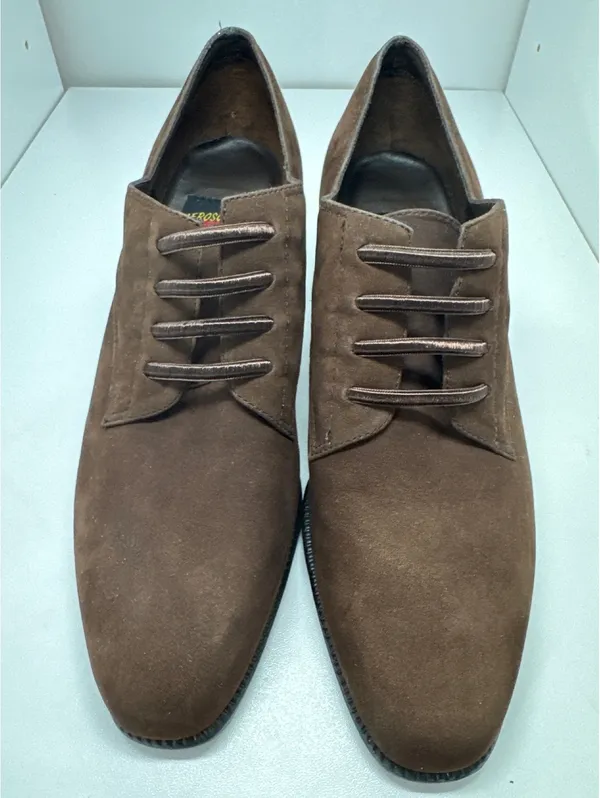 Aerosoles Classic Brown Suede Chunky Heel Oxfords - Step Up Your Shoe Game! - Image 5