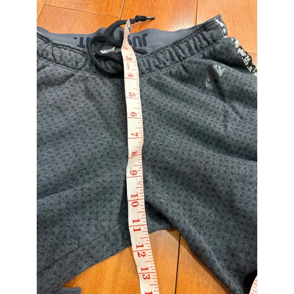 Nike x Liberty Tech SweatPants Jogger Charcoal Grey‎ Floral Stripe Textured S - Image 7