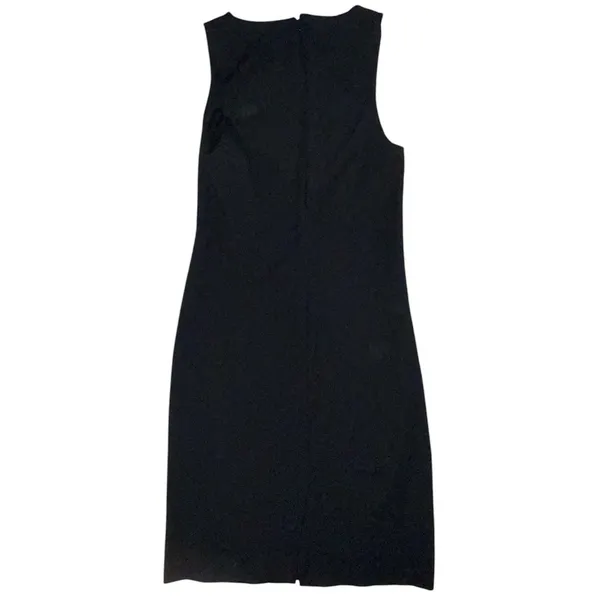 Aritzia Babaton black mini dress white stitching women’s size 2 - Image 2