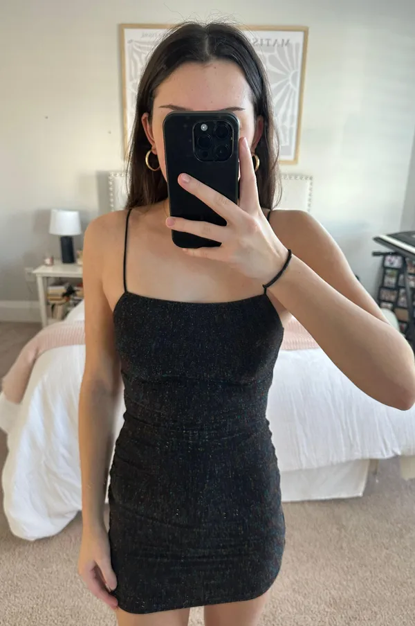 Hello Molly NOUGHTS AND CROSSES DRESS BLACK - Image 3