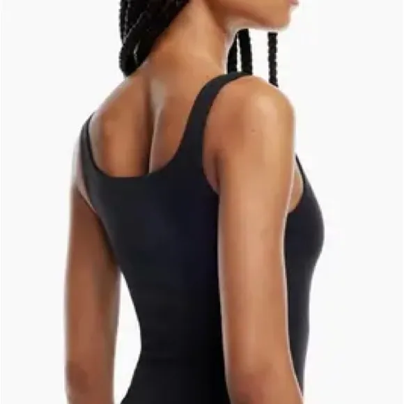 Aritzia Contour Babaton Square Neck Tank Bodysuit - Image 3