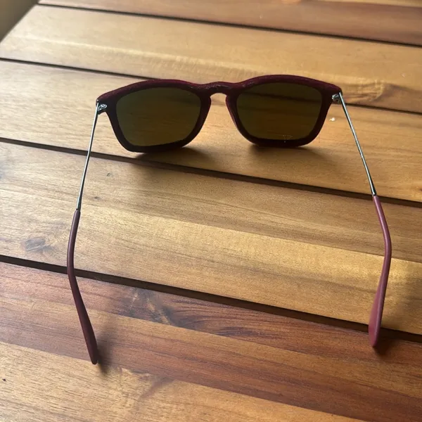rayban Chris  Burgundy Sunglasses - Image 3