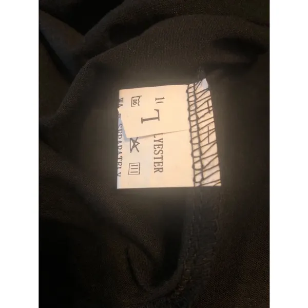 Halter Top Cover-up Dress Size L Black - Image 7
