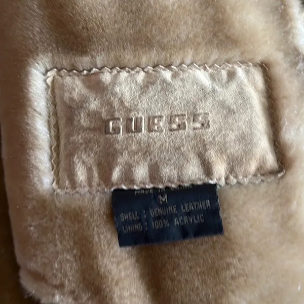 Vintage Penny Lane Guess Fur Leather Coat - Image 7