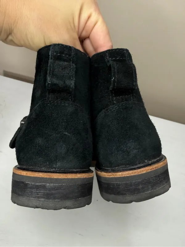 LLBean Old Port Black Suede Ankle Boot Sz 8 - Image 5