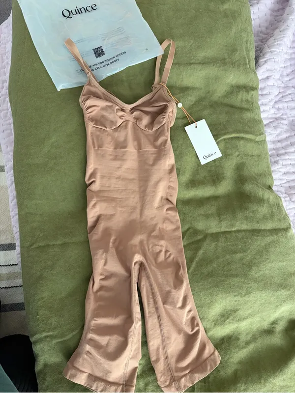 Quince Sculpting Mid-Thigh Bodysuit | Sienna | Small | NWT - Image 4