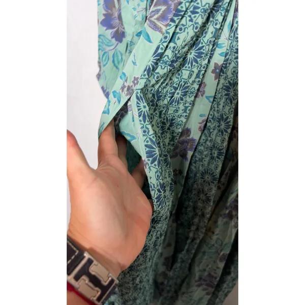 Free People a new way maxi in blue floral sz M - Image 8