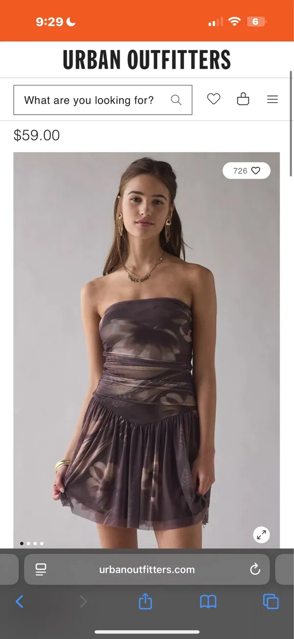 Strapless Mini Dress Urban Outfitters - Image 4