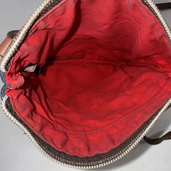 Dooney & Bourke Nylon‎ North South Triple Zip Crossbody Bag Purse Navy - Image 14