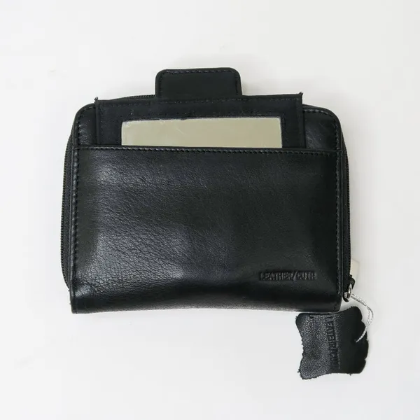 Vintage 90s Black Leather Wallet - Image 3