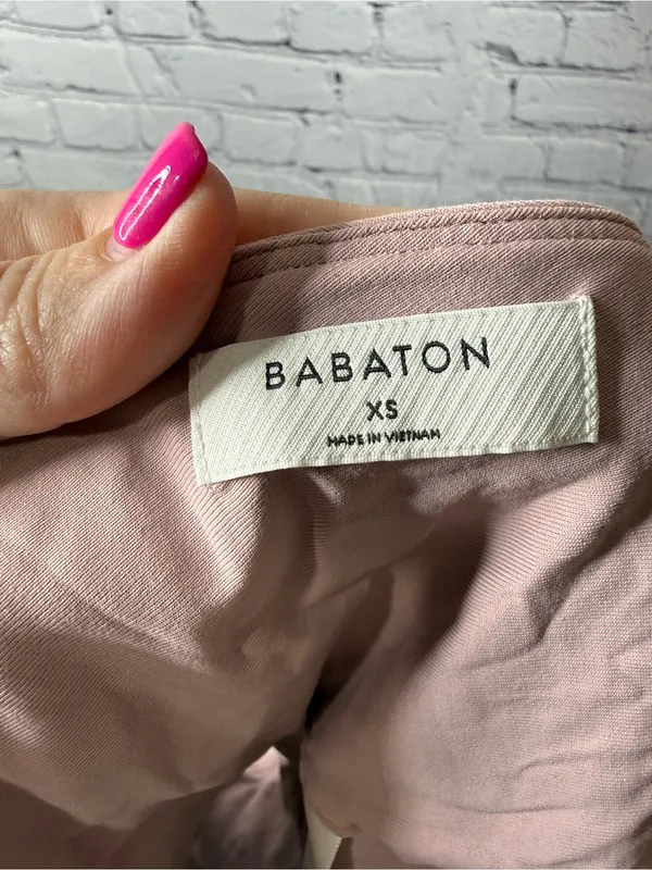Baboton Blush Pink V-Neck Cropped Tank Top - Image 6