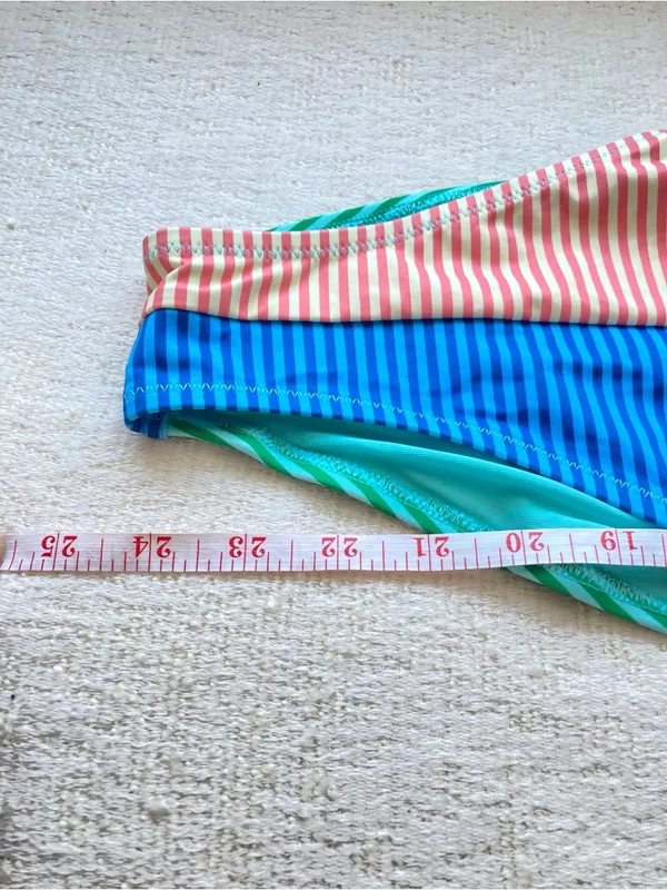 Aerie Color Block Stripe Cheekiest One Piece Swimsuit XS NWT - Image 9