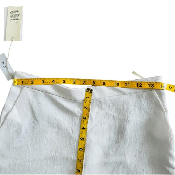 Aritzia Wilfred Lalemont pants culottes in light birch NEW - Image 9