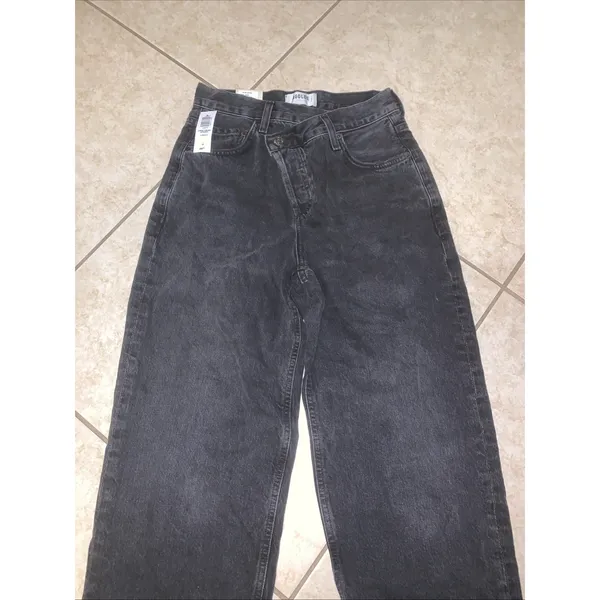Agolde women's jeans, black, size 23, new with tags 100% Organic Cotton 0054 - Image 3