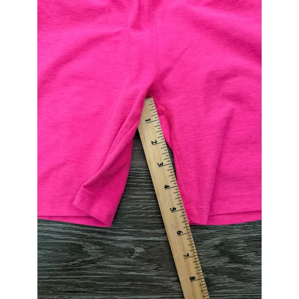 Beyond Yoga Women's Spacedye At Your Leisure High Waisted 7" Biker Short Pink - Image 8