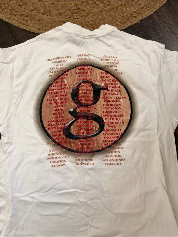 Vtg 90s Garth Brooks Tour Country Music T-Shirt Size XL Hanes Beefy - Image 2