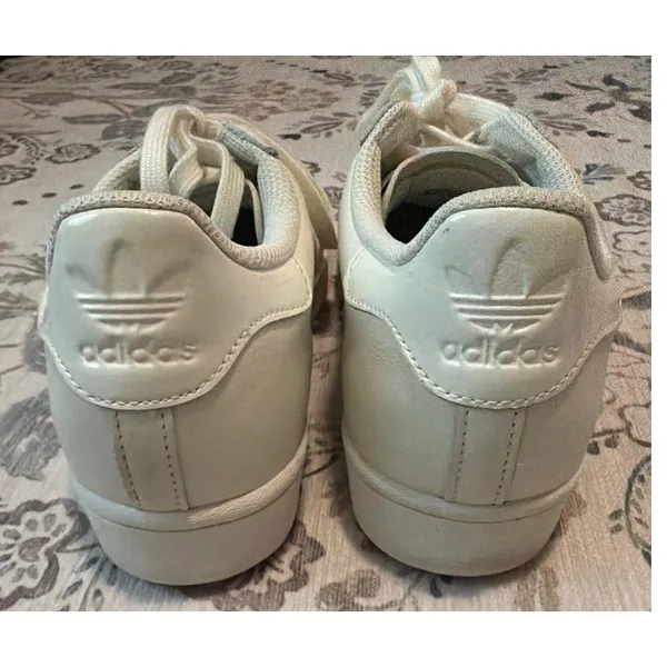 Adidas Superstar Off-White Women’s Size 9 Sneaker H03916 Low Top Shell Toe - Image 5
