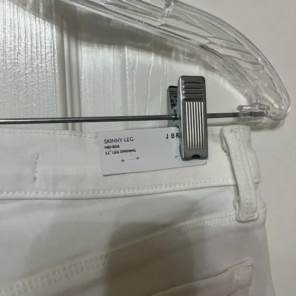 NWT J brand jeans womens‎ size 25 white blanc maria skinny mid rise denim - Image 7