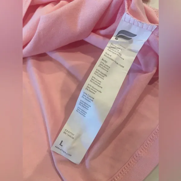 FABLETICS Boxy Short-Sleeve Polo Orchid‎ Pink Large NWOT - Image 11