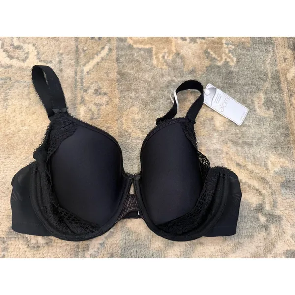 Elomi Charley Underwire Spacer Bra 36DD Black NWT $80 - Image 4