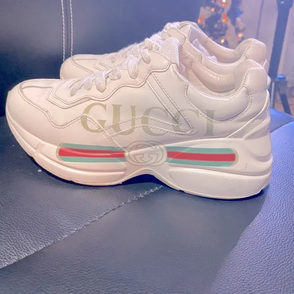 GUCCI RHYTON Sneakers GUCCI LOGO Size 34/4US - Image 8