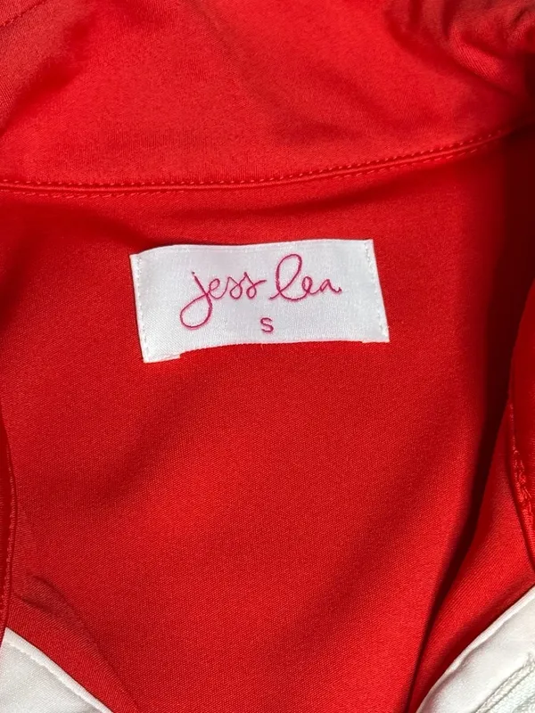 Jess Lea Red & White Quarter-Zip Sleeveless Mini Dress Size S - Image 4