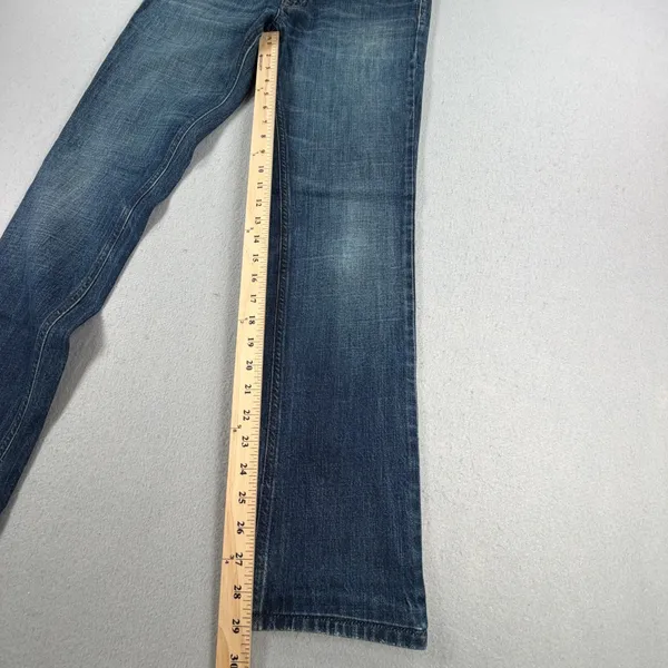 Vintage Diesel Liv Slim Low Rise Stretch Jeans Medium Wash Blue Denim W31 L34 - Image 7