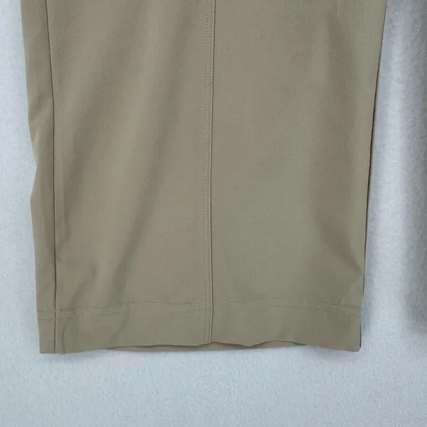 LOFT Outlet XL Beige Pull On Wide Leg Pants Stretch Elastic Waist Pockets Casual - Image 6