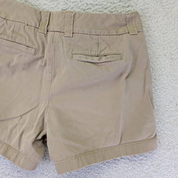 J.Crew Classic Twill Chino City Fit Shorts Khaki Tan Cotton Womens Size 12‎ - Image 9
