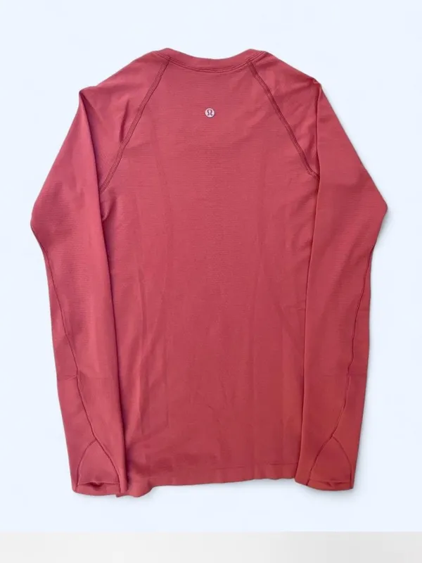 Lululemon Swiftly Tech Long Sleeve shirt 2.0 hip length cherry tint yoga Pilates - Image 5