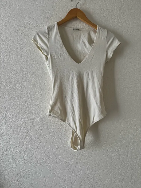 Intimately Free People Ivory Ready Or Not Bodysuit - Image 5