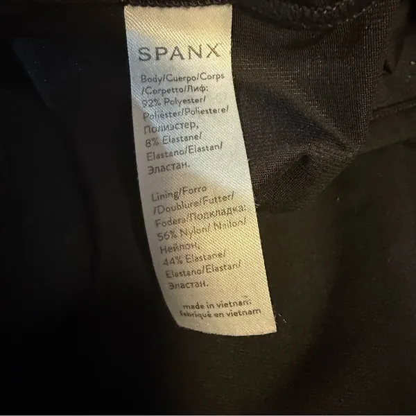 SPANX Go With The Flow Pants M Black High Rise Wide Leg Pull On Stretch - Image 6
