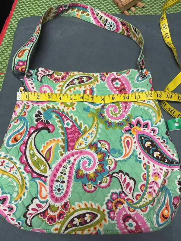 Vera Bradley Quilted Paisley Shoulder Bag - Image 11