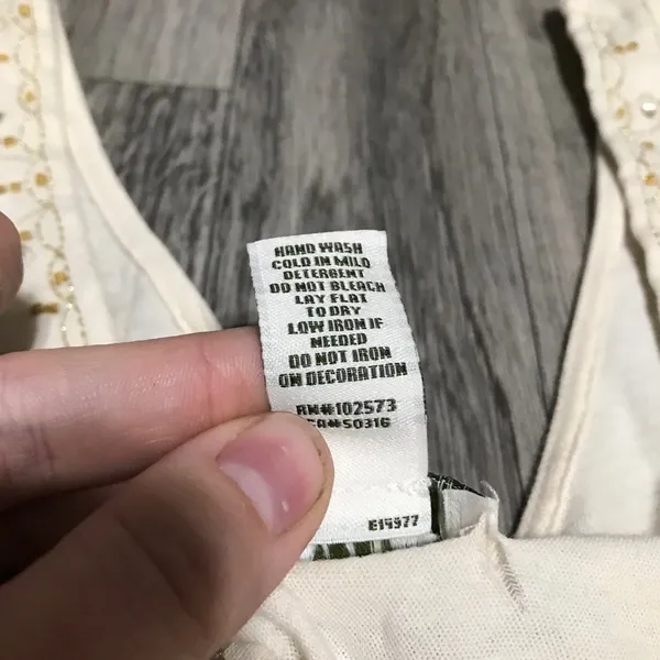 🌿Hollister Beige Tank Top; size medium - Image 4