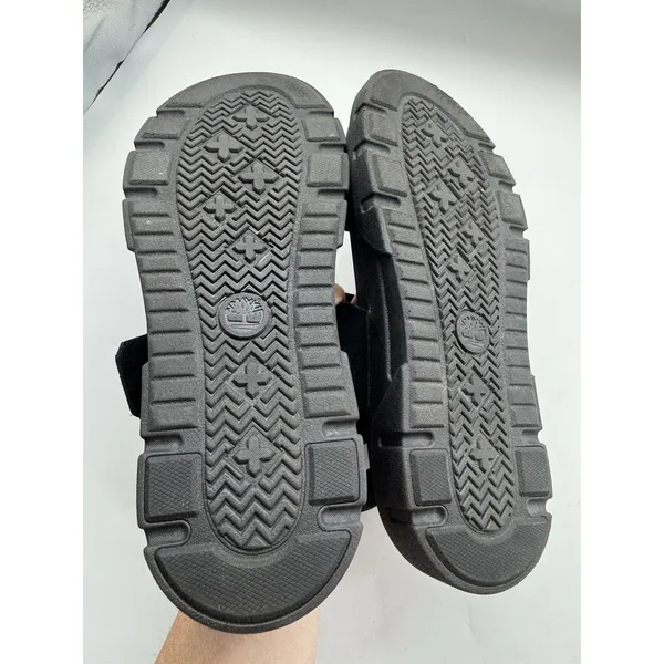 Timberland Greyfield 2 Black Strappy Leather Adjustable Sandals Women’s Size 8.5 - Image 9