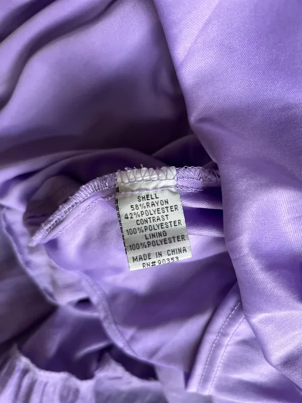Lilac Maxi Dress Purple Size L - Image 5