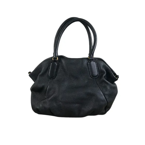 MARC By MARC JACOBS Classic Q Fran Cow Leather Handbag Black Timeless Satchel - Image 5