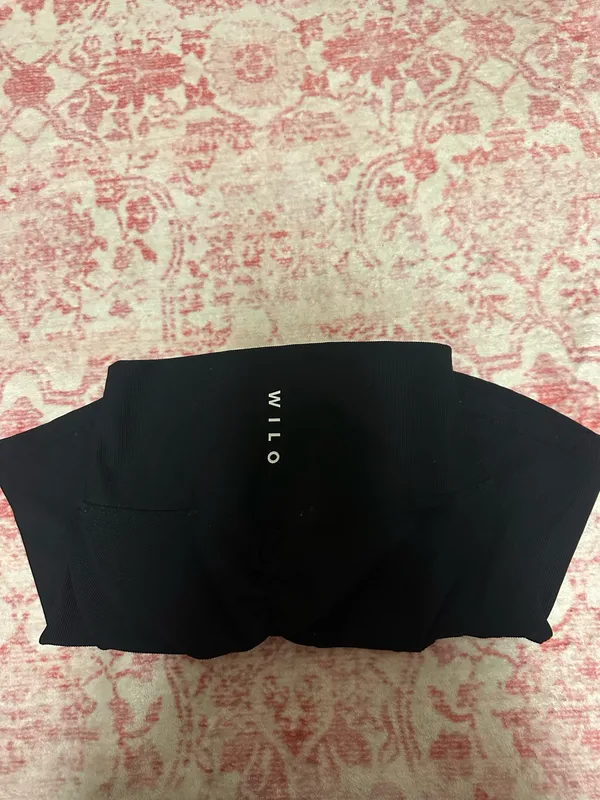 Willow + Root Black Biker Shorts - Image 2