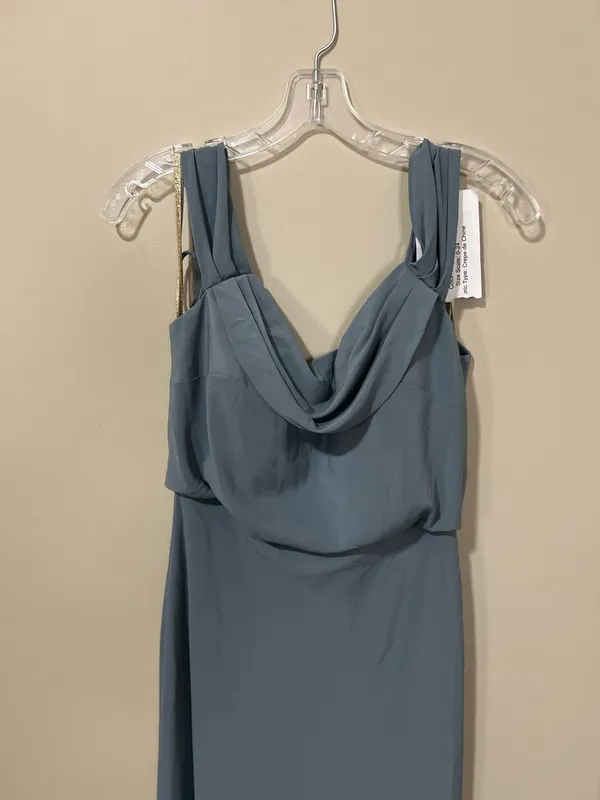 Jenny Yoo Dusty blue formal dress - Image 4