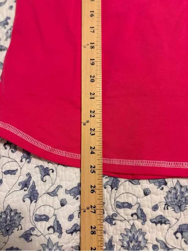 Ekouaer women’s size Small Hot Pink Pajamas shorts and short sleeve top COTTON - Image 5